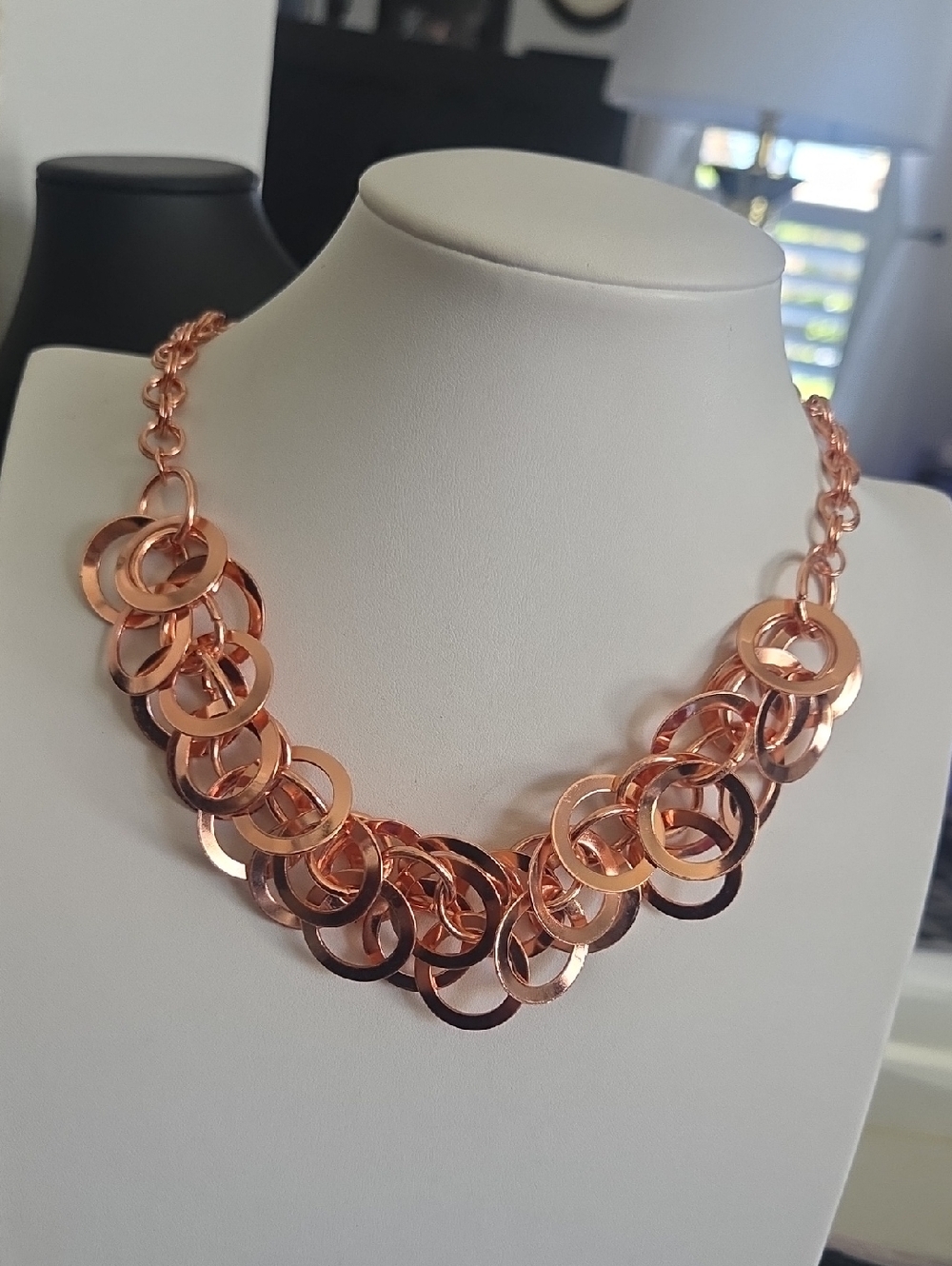 Paparazzi Ringing In The Bling Copper Necklace NWT